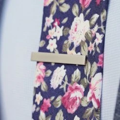 Warren Asher Pince à Cravate Courte Grise Argentée -Arkai Atlas Shop 06 9303 tieclip