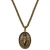 Lucleon Sanctus | Collier En Acier Doré Vintage Avec Médaille Miraculeuse -Arkai Atlas Shop 1 1 027338bc7132d86a73a9235dab28ecb1