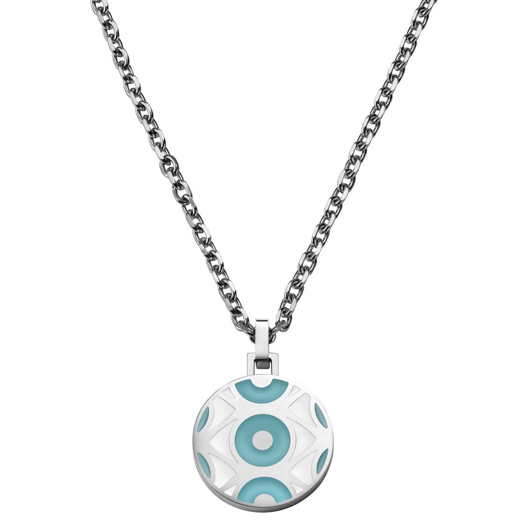 Waykins Evil Eye | Collier Argenté Et Bleu Clair 3 Waykins Evil Eye | Collier Argenté Et Bleu Clair