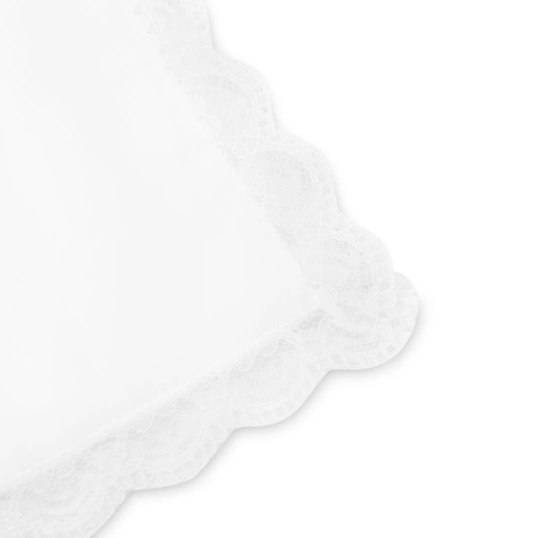 Trendhim Pochette De Costume En Coton Blanc Avec Bordure En Dentelle 4 Trendhim Pochette De Costume En Coton Blanc Avec Bordure En Dentelle – Image 2