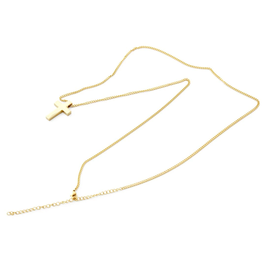 Lucleon Collier à Croix Dorée Le Fils 6 Lucleon Collier à Croix Dorée Le Fils – Image 4