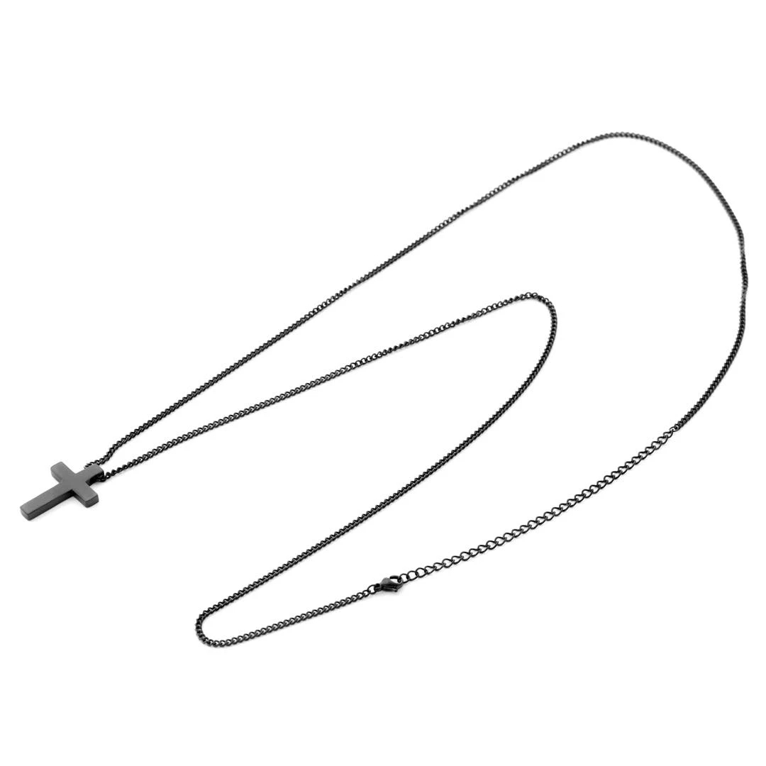 Lucleon Collier à Croix Noire Le Fils 8 Lucleon Collier à Croix Noire Le Fils – Image 6