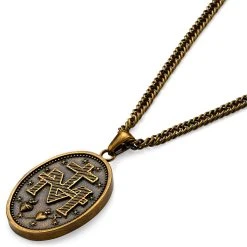 Lucleon Sanctus | Collier En Acier Doré Vintage Avec Médaille Miraculeuse 12 Lucleon Sanctus | Collier En Acier Doré Vintage Avec Médaille Miraculeuse -Arkai Atlas Shop 1 3 76c946a4392113cd87768d04bedd6862