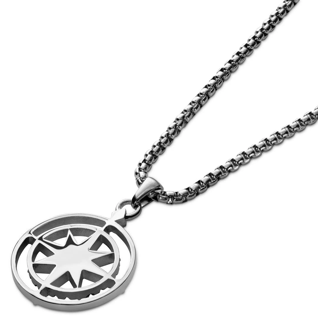 Arkai Atlas | Collier En Acier Argenté à Pendentif étoile Polaire 7 Arkai Atlas | Collier En Acier Argenté à Pendentif étoile Polaire – Image 5