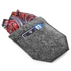 Trendhim Étui Pour Pochette De Costume En Feutre Gris -Arkai Atlas Shop 1 7 copy 4