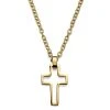 Lucleon Collier à Pendentif Croix Dorée En Acier -Arkai Atlas Shop 10 195cfd9e33a77989afc8eff53e2f34726