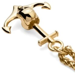 Lucleon Collier Tadd Doré Avec Ancre Et Tête De Mort 10 Lucleon Collier Tadd Doré Avec Ancre Et Tête De Mort -Arkai Atlas Shop 10 3sidro