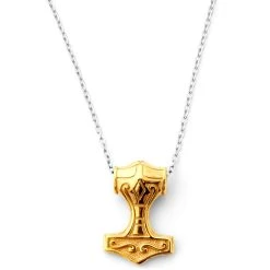 Fort Tempus Collier Marteau De Thor Doré -Arkai Atlas Shop 10 7 4