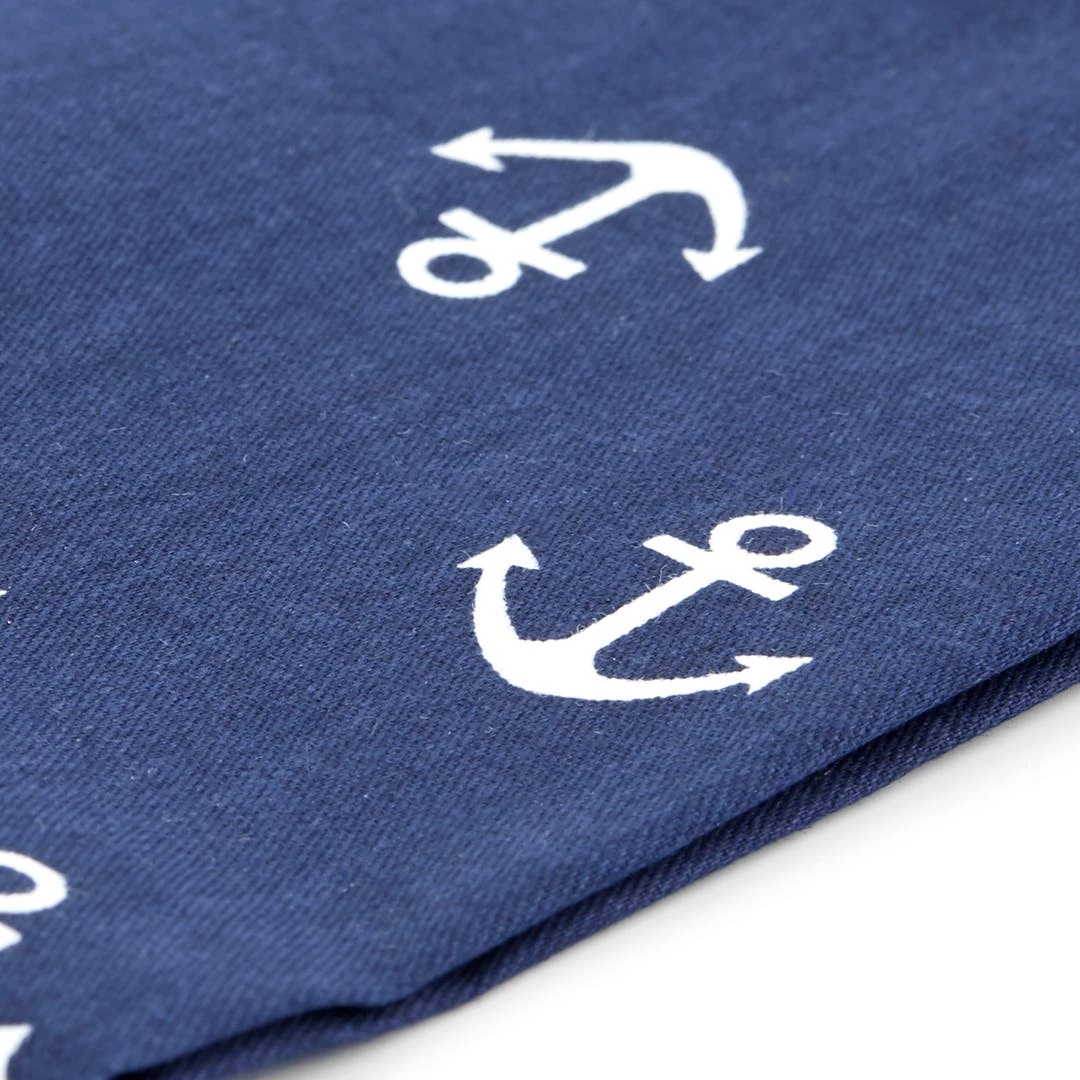 Tailor Toki Pochette De Costume Sombre à Motif Ancre 4 Tailor Toki Pochette De Costume Sombre à Motif Ancre – Image 2