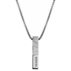 Arkai Collier Rico à Pendentif Argenté