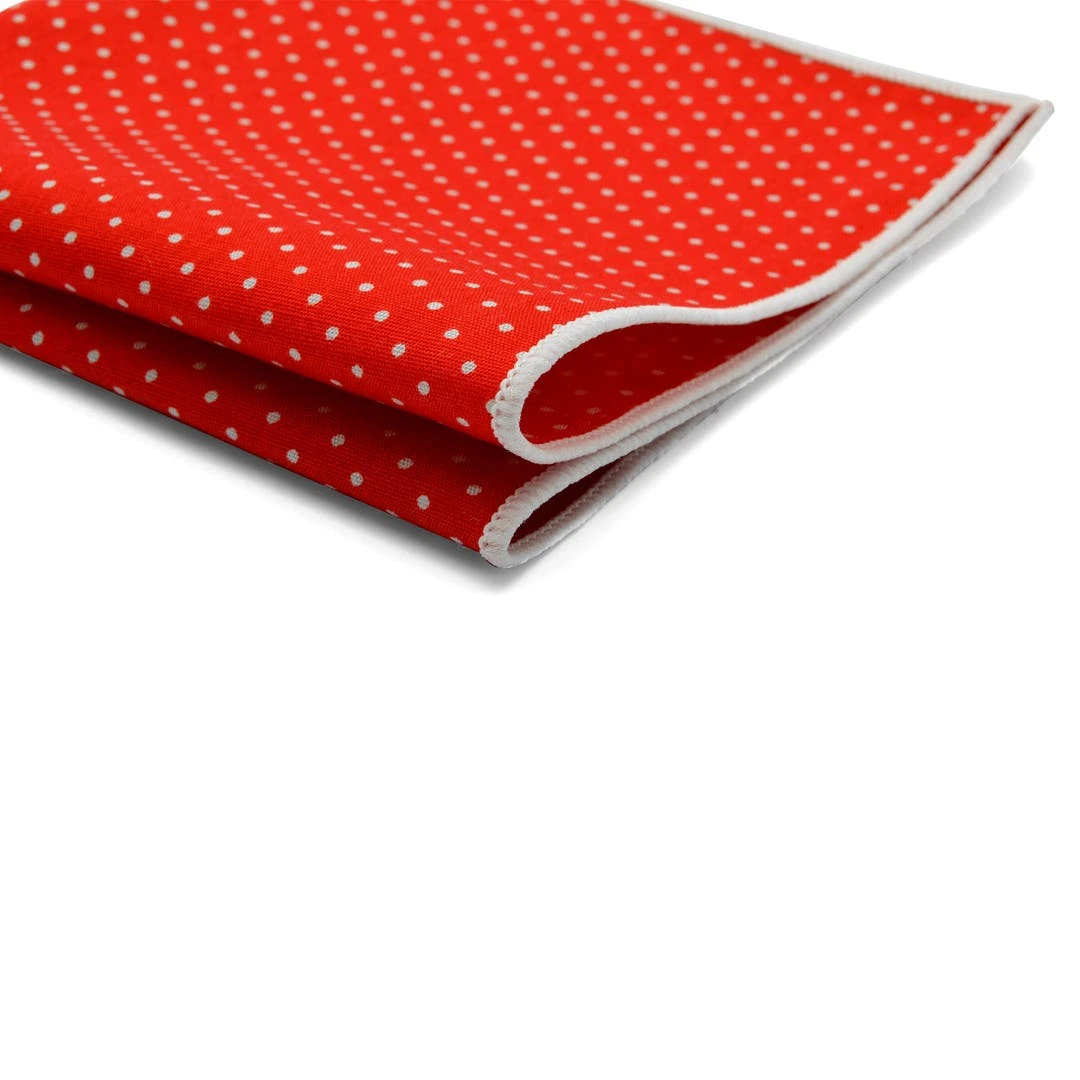 Tailor Toki Mouchoir De Poche Rouge à Pois 4 Tailor Toki Mouchoir De Poche Rouge à Pois – Image 2