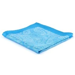 Tailor Toki Pochette De Costume En Soie Bleu élégant