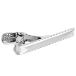 Warren Asher Pince à Cravate Courbée Argentée -Arkai Atlas Shop 11 2 1 1