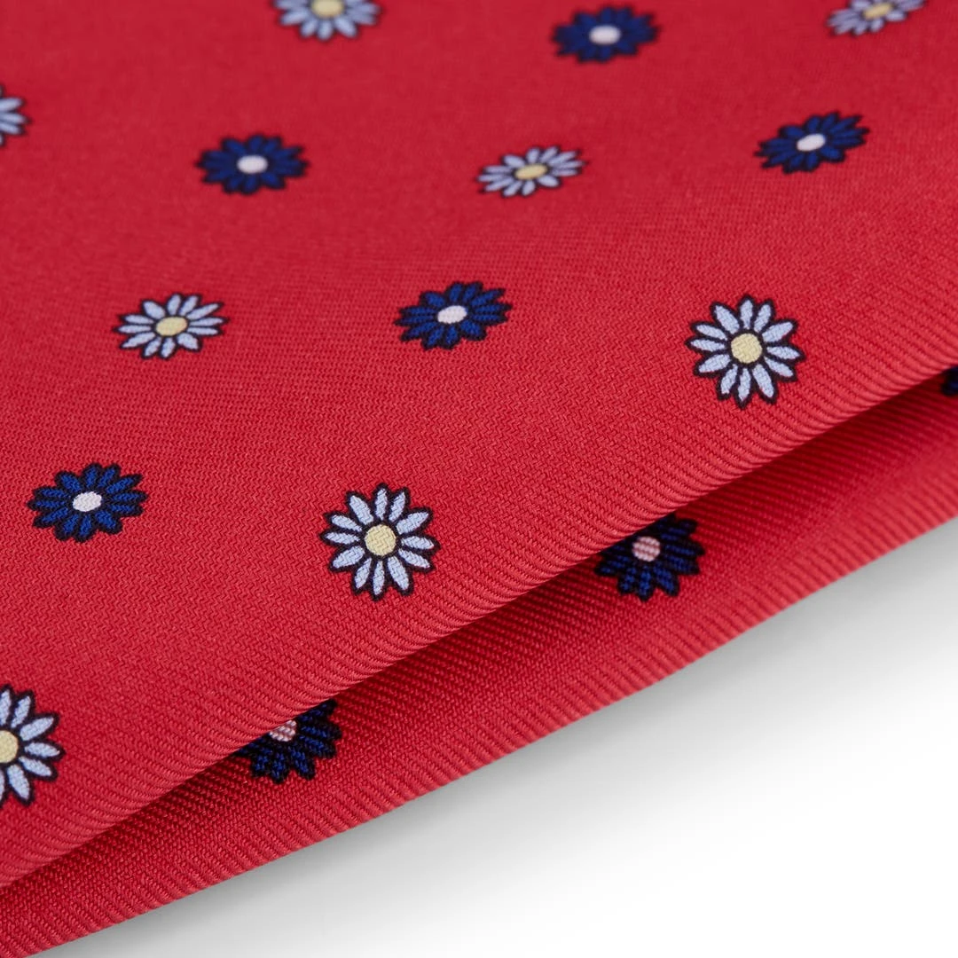 Tailor Toki Pochette De Costume Rouge à Motif Floral 4 Tailor Toki Pochette De Costume Rouge à Motif Floral – Image 2