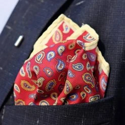 Tailor Toki Pochette De Costume En Soie Rouge Fantaisie 10 Tailor Toki Pochette De Costume En Soie Rouge Fantaisie -Arkai Atlas Shop 11203 pocketsquare