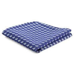 Tailor Toki Pochette De Costume Bleue à Motif Vélo