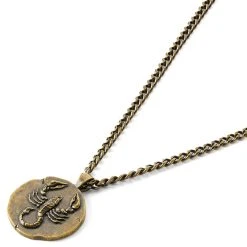 Lucleon Astro | Collier En Acier Doré Avec Signe Astrologique Du Scorpion 8 Lucleon Astro | Collier En Acier Doré Avec Signe Astrologique Du Scorpion -Arkai Atlas Shop 12 1astrro