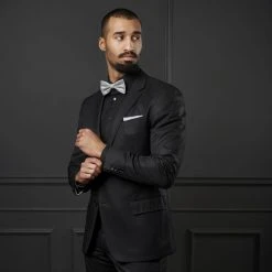 Trendhim Pochette De Costume Classique Gris Clair -Arkai Atlas Shop 12498 04 1