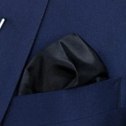 Trendhim Pochette De Costume Unie Noire -Arkai Atlas Shop 12866 pocket square