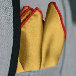 Trendhim Pochette De Costume Unie Or Brillant -Arkai Atlas Shop 12890best