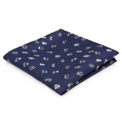 Trendhim Pochette De Costume Bleu Marine à Motifs De Noël