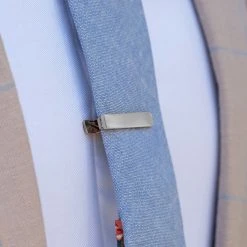 Northern Jewelry Pince à Cravate Courte Classique En Argent 925s -Arkai Atlas Shop 13550 tieclip 1