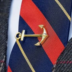 Warren Asher Epingle à Cravate Ancre Dorée 12 Warren Asher Epingle à Cravate Ancre Dorée -Arkai Atlas Shop 13970 tieclip 1