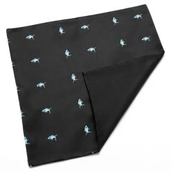 Trendhim Pochette De Costume Réversible Noire à Motifs De Requins -Arkai Atlas Shop 14 400dab4ed74c4357f9320426dccb61018