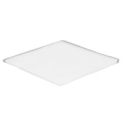 Trendhim Pochette De Costume Blanche à Bords Gris