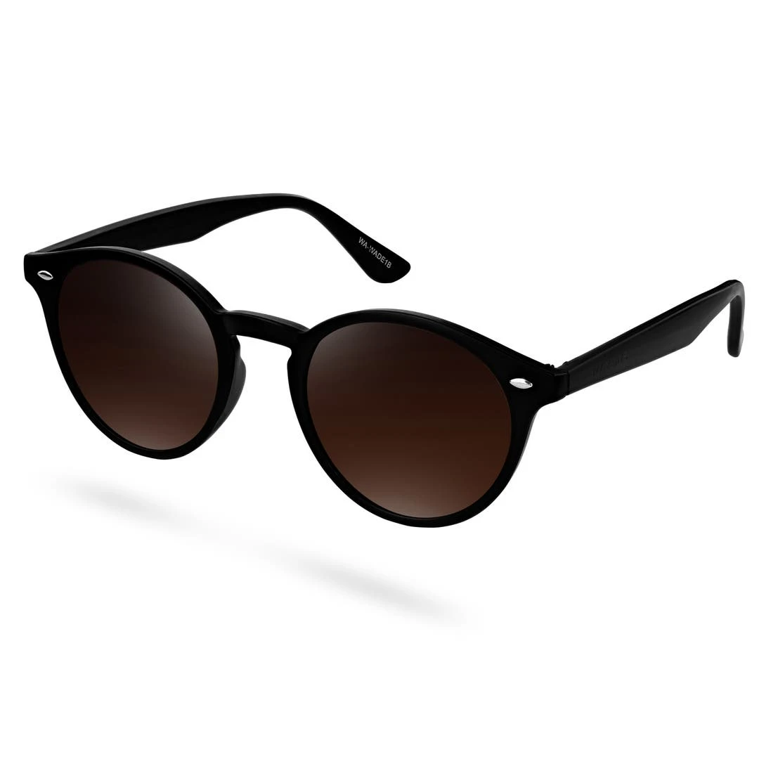 Waykins Lunettes De Soleil Noir Et Marron Wade Wally 3 Waykins Lunettes De Soleil Noir Et Marron Wade Wally