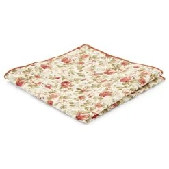 Bohemian Revolt Pochette De Costume Crème à Imprimé Floral