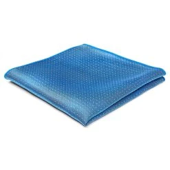 Trendhim Pochette De Costume En Soie Bleu Clair à Pois Blancs