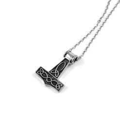 Fort Tempus Collier En Acier Avec Marteau De Thor -Arkai Atlas Shop 19 1 3 5