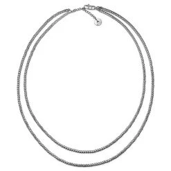 Arkai Collier Argenté Rico à Double Chaîne -Arkai Atlas Shop 19 1d8ad15b84dc3c064e873c646fcc8deff