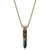 Arkai Collier Rico à Pendentif En Forme De Cartouche Dorée Et Onyx Vert -Arkai Atlas Shop 2 1.502b3d390b5c4a783920d7729f1d1261