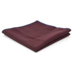 Bohemian Revolt Pochette De Costume Bordeaux à Fins Carreaux