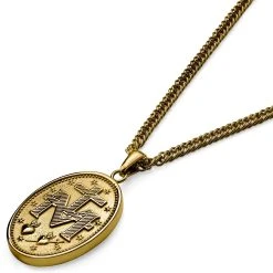 Lucleon Sanctus | Collier En Acier Doré Avec Médaille Miraculeuse 12 Lucleon Sanctus | Collier En Acier Doré Avec Médaille Miraculeuse -Arkai Atlas Shop 2 3 8eb7a5fb14bce79901796730e6a01308