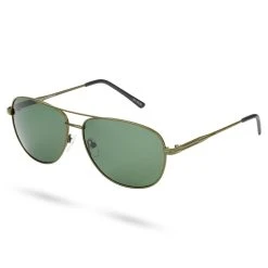 Waykins Lunettes De Soleil Aviateur Vert Olive Ambit