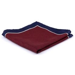 Tailor Toki Pochette De Costume Bordeaux & Bleu Marine