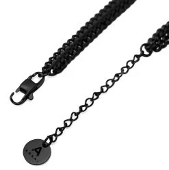 Arkai Collier Noire Rico à Double Chaîne -Arkai Atlas Shop 20 48c7e3fe4a20601e791f236153cd572c0