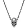 Moody Mason Collier Jax En Acier à Pendentif Tête De Mort -Arkai Atlas Shop 21459 1 1