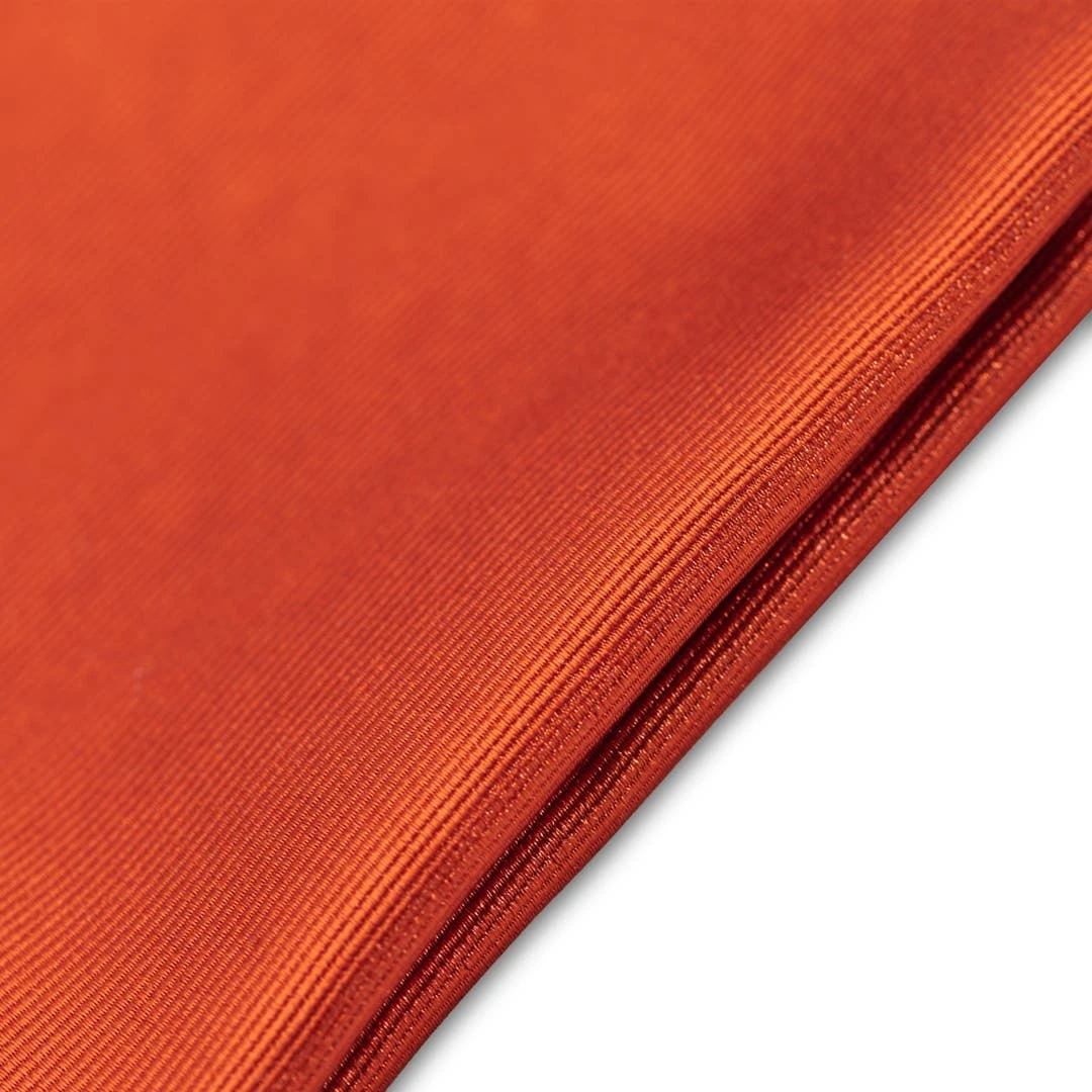 Bohemian Revolt Pochette De Costume Orangée En Sergé De Soie 6 Bohemian Revolt Pochette De Costume Orangée En Sergé De Soie – Image 4