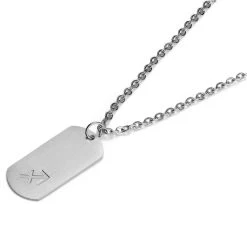 Lucleon Collier Zodiaque En Acier Argenté - Le Sagittaire -Arkai Atlas Shop 26 21a5ca96cf6751b3c67820a8215ed04f7