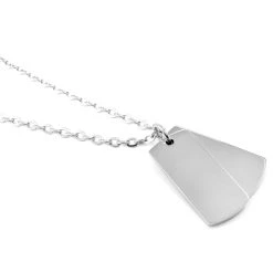 Lucleon Collier Argenté à Plaques Militaires "La Déclaration" -Arkai Atlas Shop 26 2 22