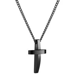Fort Tempus Collier à Croix Profilée En Acier Noir -Arkai Atlas Shop 26 2 copy 4