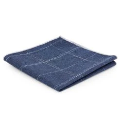 Tailor Toki Pochette De Costume à Motif Blue Jean