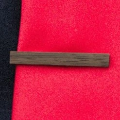 Warren Asher Pince à Cravate En Bois D'ébène 11 Warren Asher Pince à Cravate En Bois D'ébène -Arkai Atlas Shop 28 ebony wood tie clip cropped