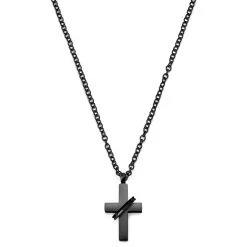 Lucleon Collier à Petit Pendentif Croix Noire Serti D'un Anneau 10 Lucleon Collier à Petit Pendentif Croix Noire Serti D'un Anneau -Arkai Atlas Shop 29 1e0f6de0b311d656b9c17e011ea2bd932