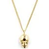 Lucleon Collier à Pendentif Doré En Forme De Crâne -Arkai Atlas Shop 2 344 1