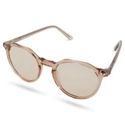 Otsu Occasus | Lunettes De Soleil Translucides Brun Clair Et De Style Vintage à Verres Ronds Polarisés -Arkai Atlas Shop 3 1 glasot